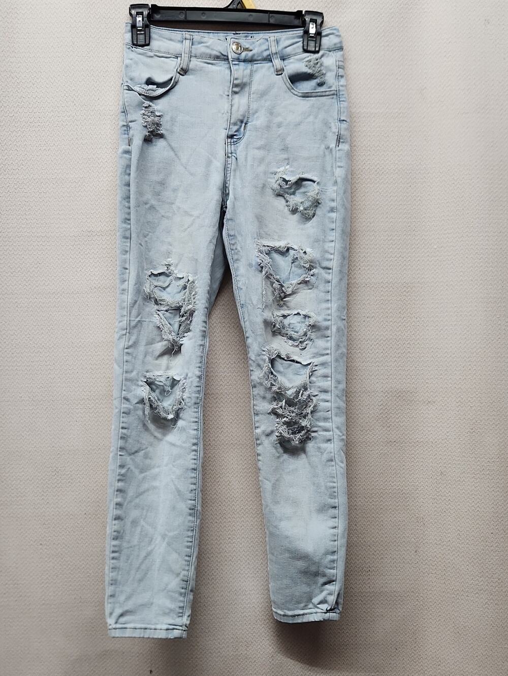 Rue21 Light Blue Distressed Skinny Jeans